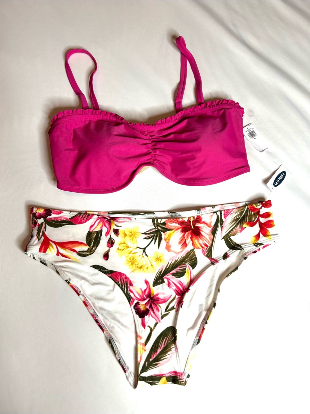NWT Old Navy Tropical Flowers Bikini Size XL👙🌺